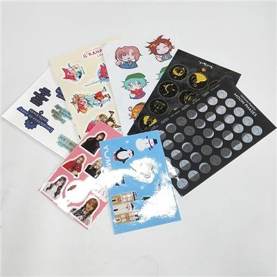 Cartoon kus gesneden sticker